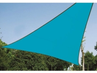 Żagiel przeciwsłoneczny zacieniacz ogrodowy trójkątny 5 x 5 x 5m - kolor niebieski