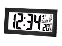 Zegar DCF ścienny lub stołowy wyświetla kalendarz temperaturę alarm