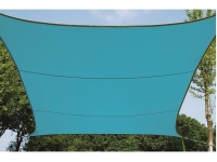 Żagiel przeciwsłoneczny zacieniacz ogrodowy kwadratowy 3.6 x 3.6m - kolor niebieski