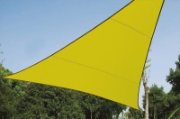 Żagiel przeciwsłoneczny zacieniacz ogrodowy trójkątny 3.6 x 3.6 x 3.6m - kolor limonka