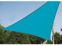Żagiel przeciwsłoneczny zacieniacz ogrodowy trójkątny 3.6 x 3.6 x 3.6m - kolor niebieski