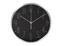 Zegar ścienny czarny duże cyfry Ø 25 cm