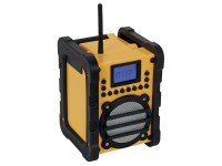 Radio budowlane Bluetooth USB wodoodporne oraz wstrząsoodporne