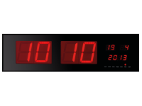 Zegar ścienny przemysłowy LED Duży z datownikiem 83cm