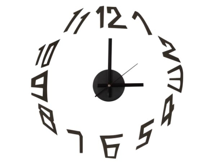 Zegar ścienny naklejany typu „ZRÓB TO SAM