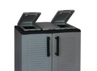 Szafka na 3 worki do segregacji śmieci sorter recykling - seria EASY ECO - 68 x 37 x 84cm