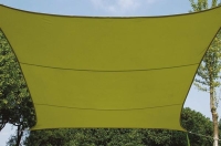 Żagiel przeciwsłoneczny zacieniacz ogrodowy kwadratowy 5 x 5m - kolor limonka