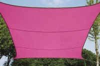 Żagiel przeciwsłoneczny zacieniacz ogrodowy kwadratowy daszek 3.6 x 3.6m - kolor fuksja