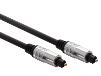 Przewód optyczny wtyczka TOSLINK kabel 1,50m M-M pozłacany